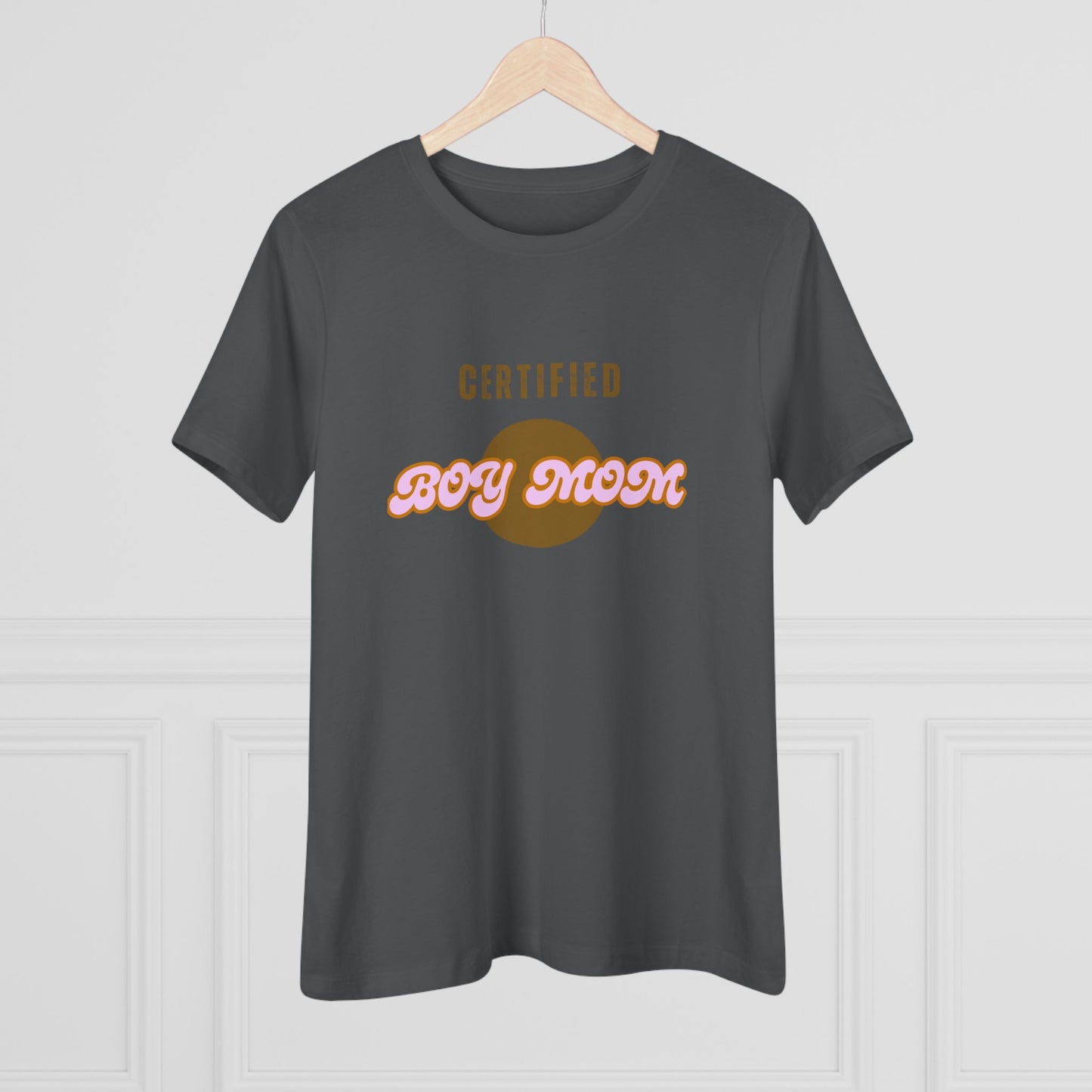 Certified Boy Mom Cotton Tee - Stylish Women's T-Shirt for Everyday Comfort