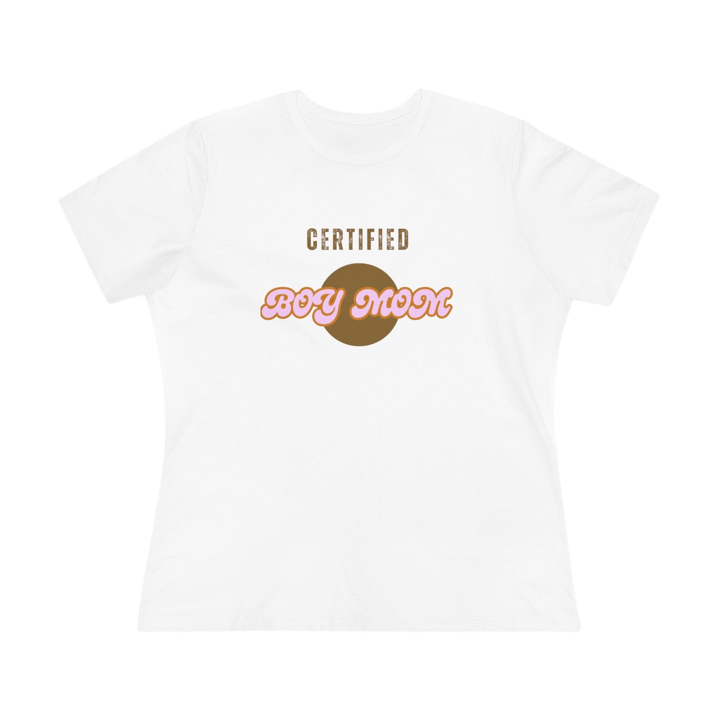 Certified Boy Mom Cotton Tee - Stylish Women's T-Shirt for Everyday Comfort
