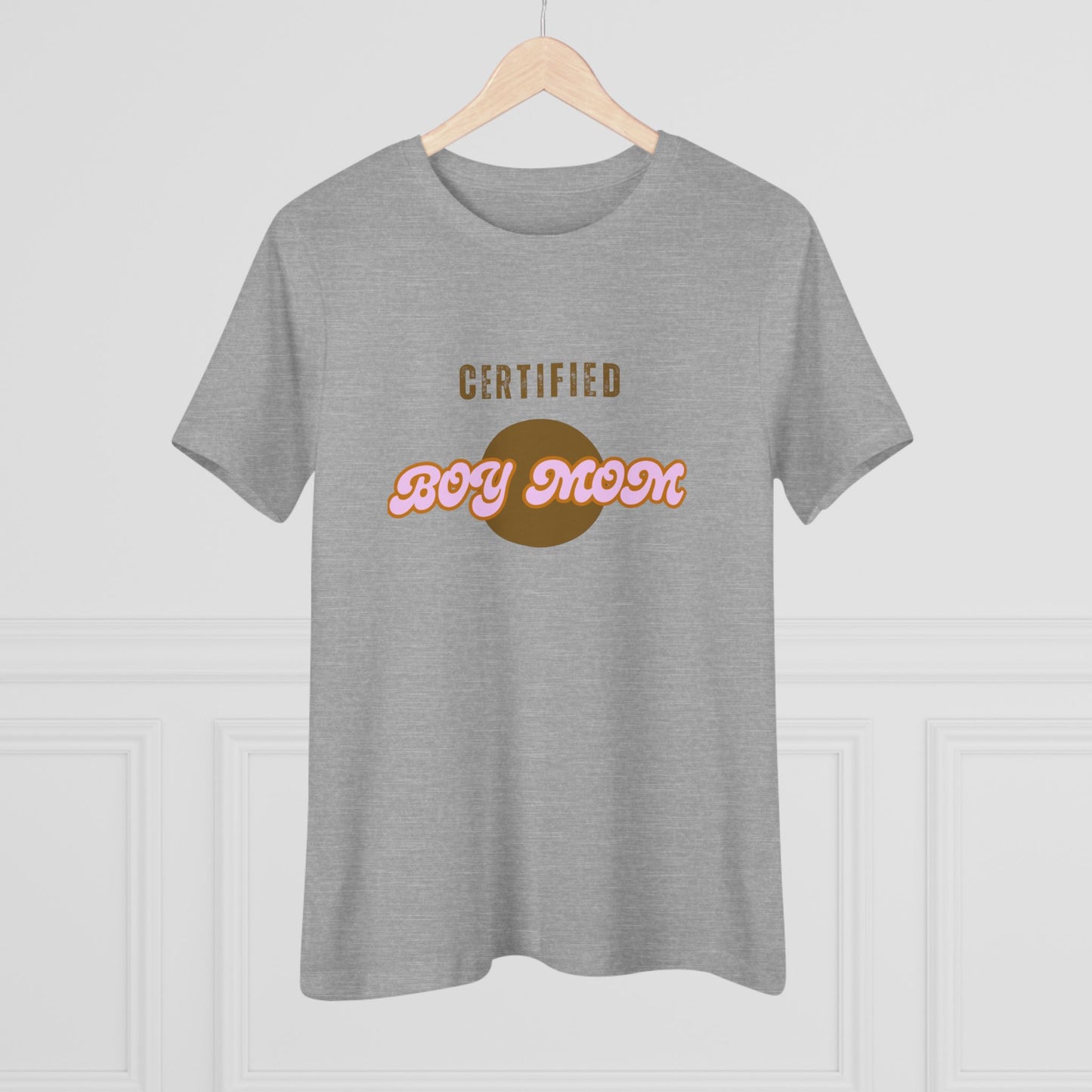 Certified Boy Mom Cotton Tee - Stylish Women's T-Shirt for Everyday Comfort