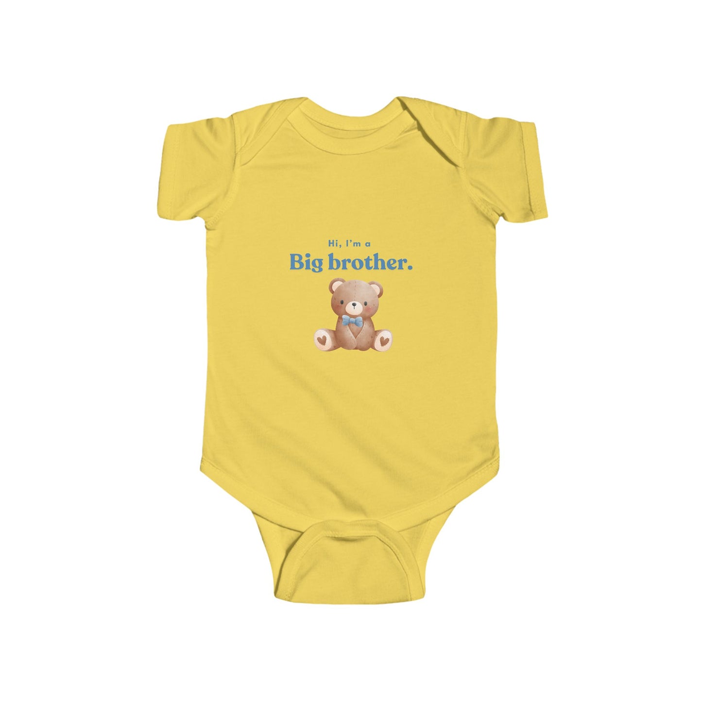 Big Brother Infant Bodysuit - Cute Baby Onesie for New Sibling Announcement