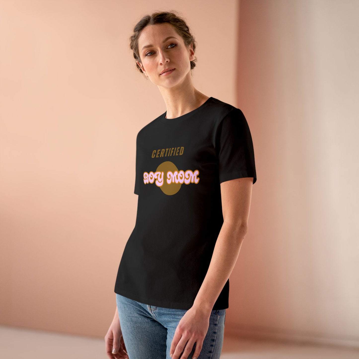 Certified Boy Mom Cotton Tee - Stylish Women's T-Shirt for Everyday Comfort