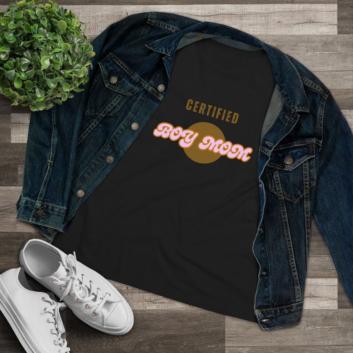 Certified Boy Mom Cotton Tee - Stylish Women's T-Shirt for Everyday Comfort