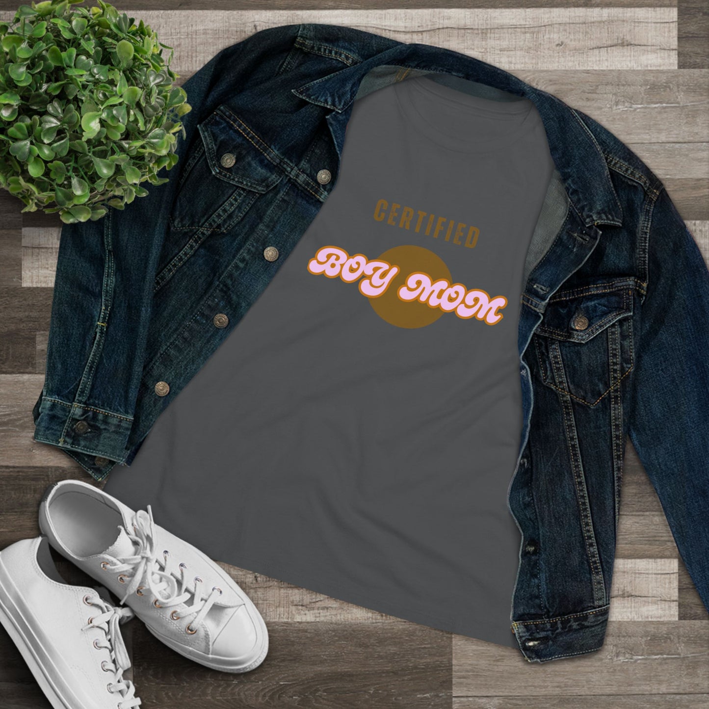 Certified Boy Mom Cotton Tee - Stylish Women's T-Shirt for Everyday Comfort