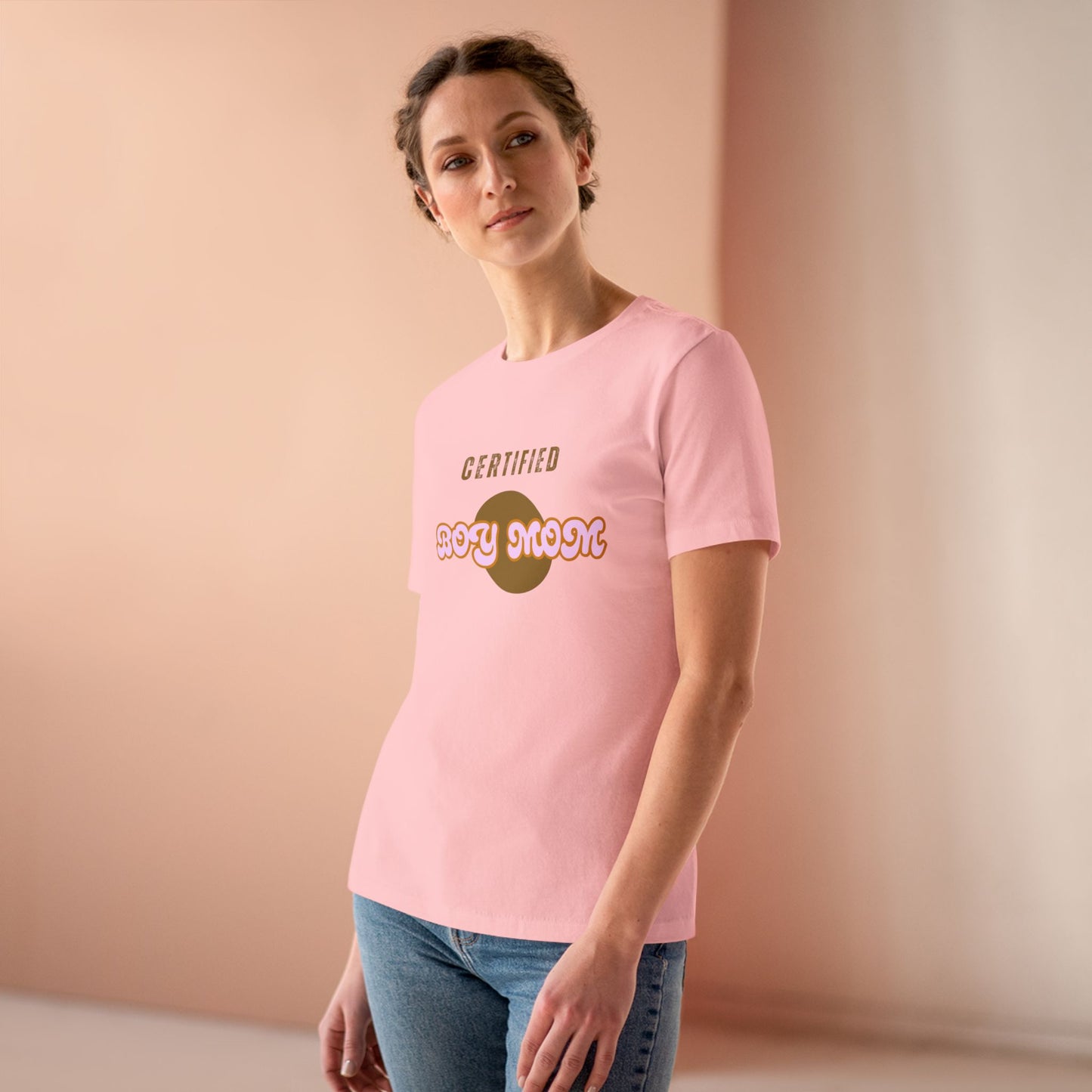 Certified Boy Mom Cotton Tee - Stylish Women's T-Shirt for Everyday Comfort