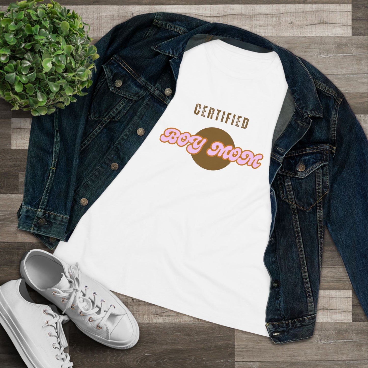 Certified Boy Mom Cotton Tee - Stylish Women's T-Shirt for Everyday Comfort