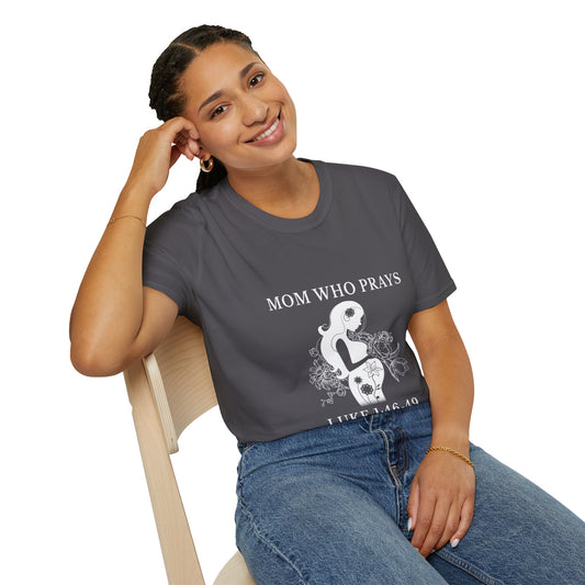 Moms Who Pray SoftStyle T-shirt